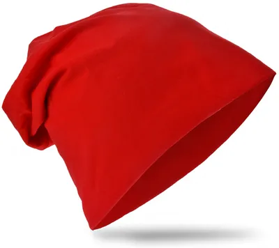Produktbild von Kinder Beanie Mütze Rot Unifarbe Größe M, passend für Kopfumfang 48-53cm