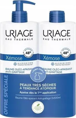 Obrázok produktu pre URIAGE XEMOSE Upokojujúci olejový krém 2 x 500 ml