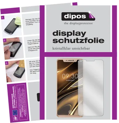 Produktbild von 2x Schutzfolie für Doogee V klar Displayschutzfolie Folie Display Schutz dipos