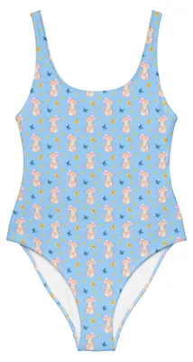 Produktbild von Mr. & Mrs. Panda Badeanzug Maus Nähen Größe XL - Beige - Geschenk, Shape-Badeanzug, Nähmaschine, Bademode, Damen-Einteiler, DIY, Nähkurs, Schwimmanzug, Kreatives Hobby