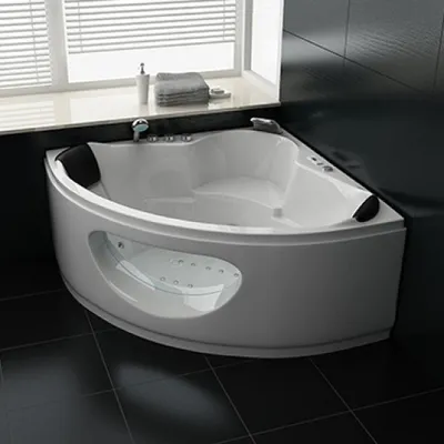 Produktbild von PureHaven Whirlpool 138x138 cm elegantes Design Heizung Lichttherapie Soundsystem Reinigungsprogramm Bluetooth-Soundsystem