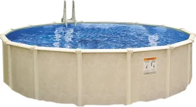 Produktbild von Interline Sunlake Rund 4,60 m inkl. Zubehör, Gerahmter Pool, Erwachsener & Kind, Leiter, Beige, 220 kg