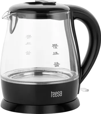 Obrázek produktu pro Teesa TSA1030B Rychlovarná konvice skleněná 1 L, 1620 W, černá