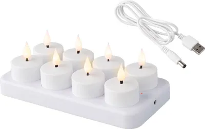 Produktbild von Zurbrüggen LED wiederaufladbare Teelichter