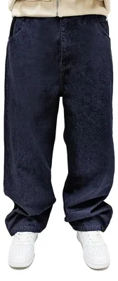 Produktbild von DADA Supreme Baggy Fit Jeans mit DADA Stickerei Raw Indigo Größe: 36W / 32L