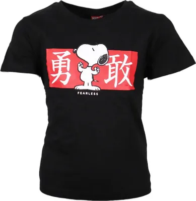 Produktbild von Peanuts Snoopy Jugend Mädchen T-Shirt Shirt – Schwarz / 140