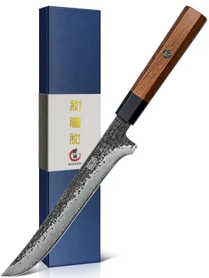 Image de HOSHANHO, couteau à désarmer le poisson, 18 cm, Couteau de type japonais extrêmement tranchant pour retirer les arêtes du poisson