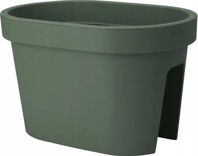 Produktbild von Balkonkasten Topf grün dekorativ 27 x 40 x 25 cm