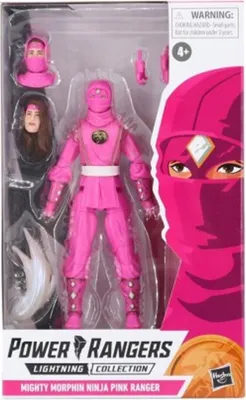 Immagine prodotto di Power Ranger, Mighty Morphin Ninja Ranger Collezione Lampo Rosa