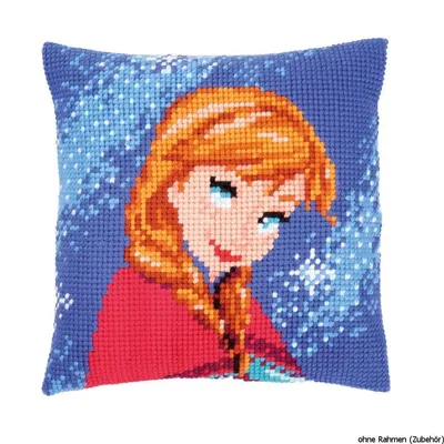 Produktbild von Auslaufmodell Vervaco Kreuzstichkissen "Anna", Stickbild vorgezeichnet