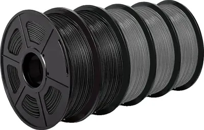 Immagine prodotto di filamento per stampante 3D, diametro 1,75 mm, più tipi di materiale, PLA 2BK 3GY