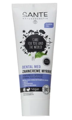 Obrázok produktu pre Sante Naturkosmetik 42375, 75 ml, Dospelý, pasta, Aqua (Water), Calcium Carbonate, Xylitol, Glycerin, Silica, Commiphora Abyssinica Resin Extract,...