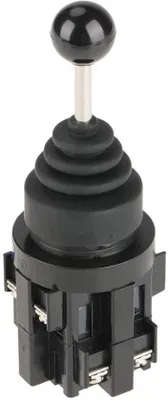 Obrázek produktu pro 4polohový joystickový spínač, spolehlivý, pro montáž do panelu, 4NO, pro střídavé i stejnosměrné napětí