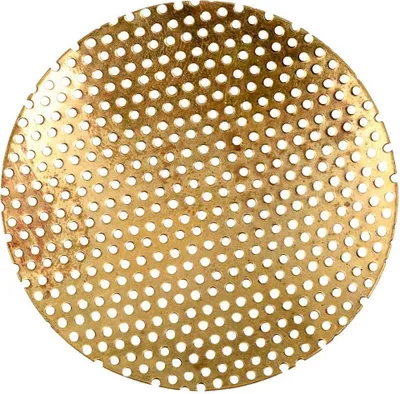 Produktbild von 1 Stück Goldene Weihrauchbrenner Sieb Ersatzgitter Durchmesser 5cm 1639