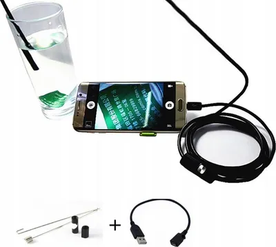 Zdjęcie produktu dla Kamera Inspekcyjna Endoskop Usb 5M 5,5Mm Led Ip67