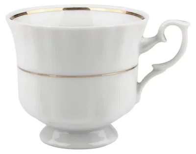 Produktbild von Chodzież Iwona Tasse 0,22 l mit Goldrand Porzellan