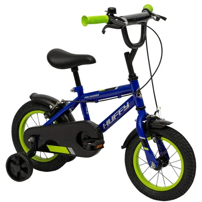 Kinderfahrrad 12 Zoll, BMX-Stil, blau, 3-5 Jahre