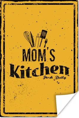 Produktbild von MuchoWow® Poster Küche - Mutter - Vintage 20x30 cm - Papierdruck