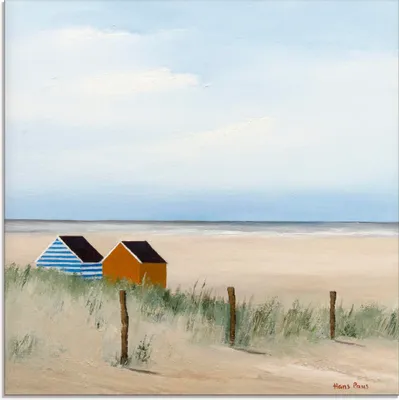 Produktbild von ARTland Glasbild Sonniger Morgen V Größe: 50x50 cm