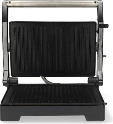 Produktbild von Melissa 16240111 - Panini Grill und Kontaktgrill - Antihaftbeschichtung - Überhitzungsschutz - 1000W - Schwarz