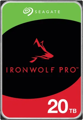 Zdjęcie produktu dla Seagate 8.9cm (3.5") 20TB SATA3 IronWolf Pro 7200 256MB wewnętrzny