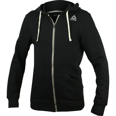 Produktbild von Reebok Fitness El French Terry Full Zip, Herren, Schwarz, S