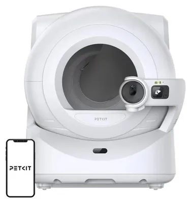 Zdjęcie produktu dla PETKIT P9903, Kot, Samoczyszcząca się kuweta, Biały, Kopolimer akrylonitrylo-butadieno-styrenowy (ABS), Polipropylen (PP), Silikon, Termoplastyczny..., IPX5, 532 mm