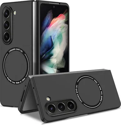 Immagine prodotto di Per Samsung Galaxy Z Fold7 5G Magnet Magsafe Design pieghevole Custodia per cellulare nero