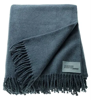 Obrázok produktu pre Schöner Wohnen prehoz na posteľ Basics 140x200cm, farba tmavosivá