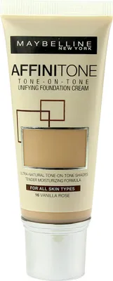 Produktbild von Maybelline AFFINITONE, trockene Haut, Natürlich, Pink, VANILLA ROSE, Röhre, Creme