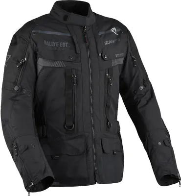Produktbild von DIFI Sierra Nevada 4 wasserdichte Motorrad Textiljacke, schwarz, 2XL