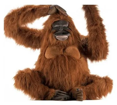 Image de Hansa Peluches Géantes Hansa Peluche Geante Orang Outang 90 cm H