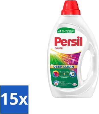 Produktbild von Persil - Waschmittel - Waschmittel Gel Color - Für Buntwäsche - 19 Waschgänge - Vorteilspack - 15 Stücke
