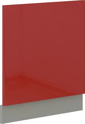Produktbild von Frontblende Geschirrspüler integriert 60 cm Rot Hochglanz Küche Rose Bianca