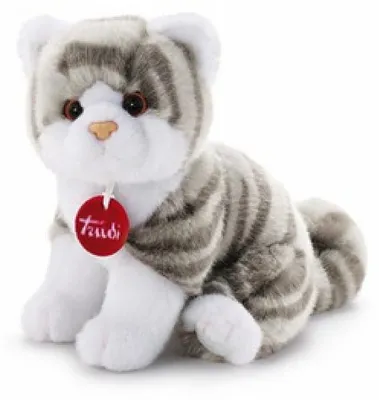 Immagine prodotto di Trudi Peluche Gatto Bianco Grigio S