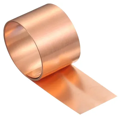 Kupferfolie 0,1 mm, 5 cm x 3 m, 99,9 % rein, für Dach & DIY