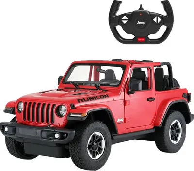 Zdjęcie produktu dla Jeep Wrangler JL R/C skala 1:14 Rastar 79400  samochód sterowany czerwony
