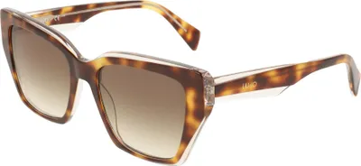 Produktbild von Liu Jo LJ829S Tortoise\crystal 54/18/140 Damen Sonnenbrillen