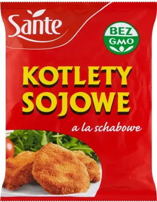 Zdjęcie produktu dla Kotlet sojowy a`la schabowy 100 g SANTE