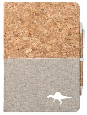 Produktbild von Huuraa Notizbuch A5 Spinosaurus Dinosaurier 80 Blatt inkl. Kugelschreiber Tagebuch Geschenkidee