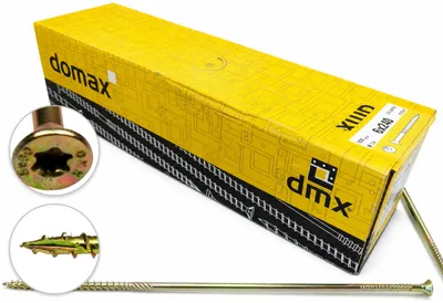 Produktbild von Holzbauschrauben Domax CS 6x240 mm Senkkopf TX 100 Stück Konstruktionsschrauben