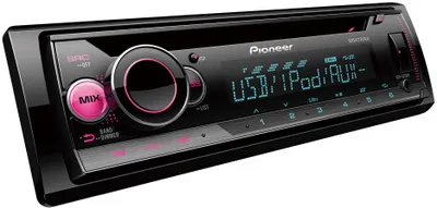 Produktbild von Pioneer DEH-S220UI, Schwarz, 1 DIN, 50 W, CD, MP3, WAV, WMA, LCD