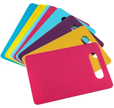 Schneidebrett-Set, 5-teilig, rutschfest, BPA-frei, 29x19 cm