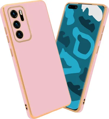 Immagine prodotto di Cadorabo custodia protettiva per Huawei P40 cover in rosa custodia del telefono cellulare TPU silicone fotocamera custodia di protezione caso