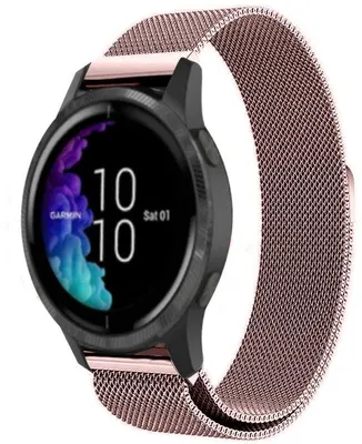 Zdjęcie produktu dla Pasek do smartwatcha Milanees – do smartwatchy – czerwony pasek do zegarka