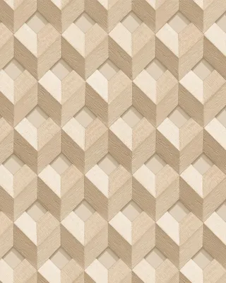 Image de Profhome DE120132-DI, papier peint géométrique brillant, 5,33 m²