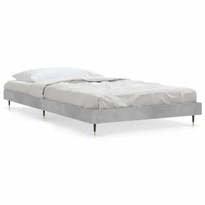 Immagine prodotto di vidaXL Struttura letto grigio cemento 100x200 cm materiale a base di legno