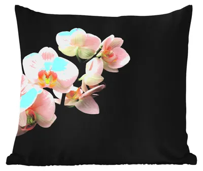 Produktbild von MuchoWow® Outdoor Kissen - Orchidee - Blumen - Rosa - Stilleben - Flora - 40x40 cm - Wetterfest - Lounge Kissen - Kopfkissen - Interieur - Polster mit Bild
