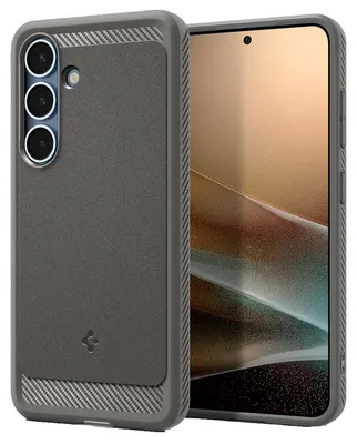 Produktbild von Spigen Rugged Armor, Cover, Samsung, Galaxy S25, 15,8 cm (6.2"), Grau