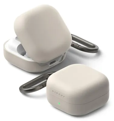 Immagine prodotto di Custodia protettiva per Galaxy Buds 4 / 4 Pro, Ringke Silicone, Beige